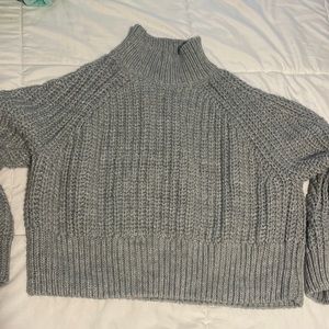 Gray H&M Turtleneck Sweater